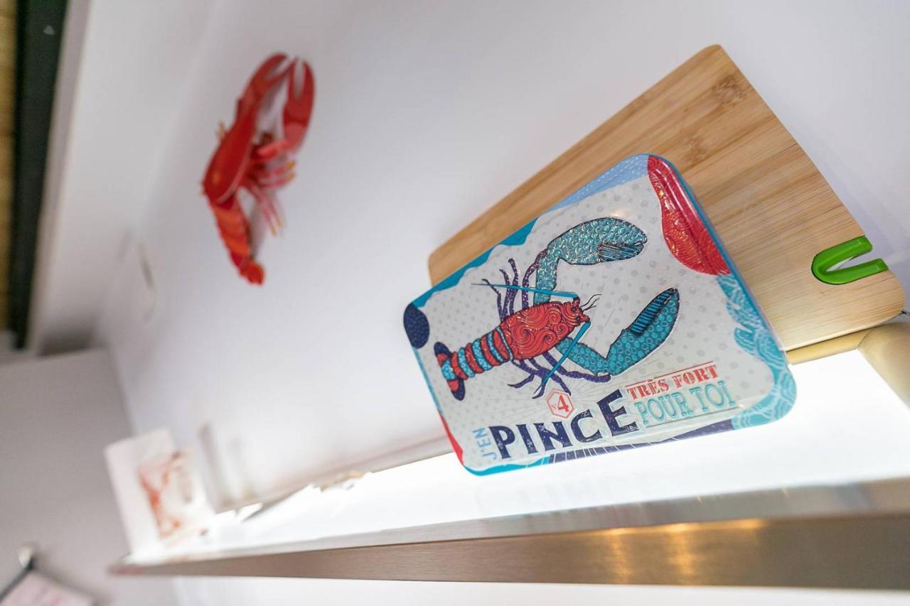 디종 Le Corbeau Et Le Homard, Un Vrai Havre De Paix 아파트 외부 사진